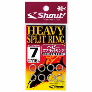 Заводные кольца Shout Heavy Split Ring #8 187lb
