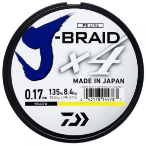 Плетеный шнур Daiwa J-BRAIDX4 0.21мм