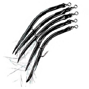 Fladen Gummi Makk 9/0 Svart