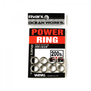 Заводные кольца Varivas Avani Ocean Works Power Ring 200lb