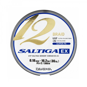 Шнур плетеный Daiwa Saltiga EX 12 BRAID UVF+SI #3.0