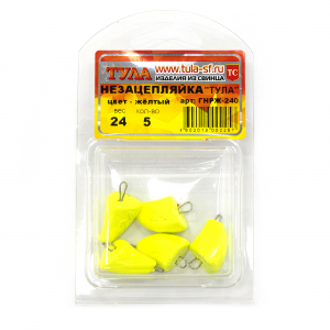 Груз ТУЛА Незацепляйка разборная 16гр желтая