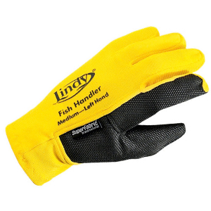 Перчатка защитная LINDY Fish Handling Glove Желтый S/M (левая)