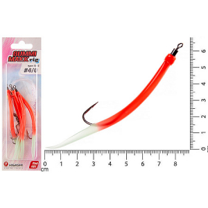 Оснастка HIGASHI Gummi Makk rig SB2 #01 Красный (#10-0)