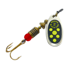 Блесна MEPPS Черный Fury №2 4.5гр цв.AG/Chartreuse